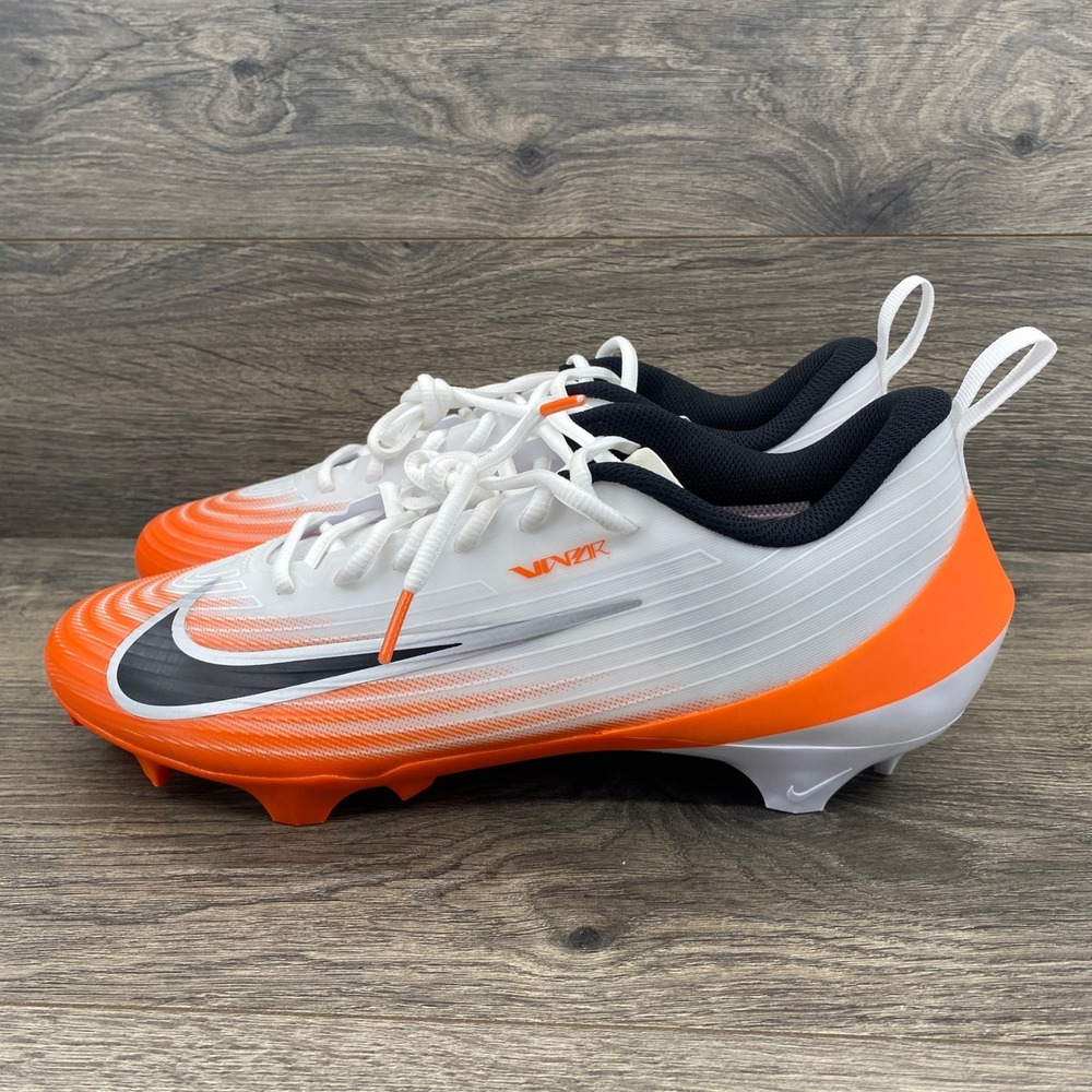 Nike Vapor Speed 3 TB Football Cleats Mens 11.5 White Orange HM8849-104